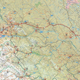 Red Deer to Nordegg, Alberta - Destination Map - Backroad Maps
