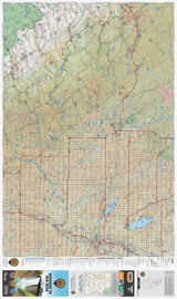 Red Deer to Nordegg, Alberta - Destination Map - Backroad Maps