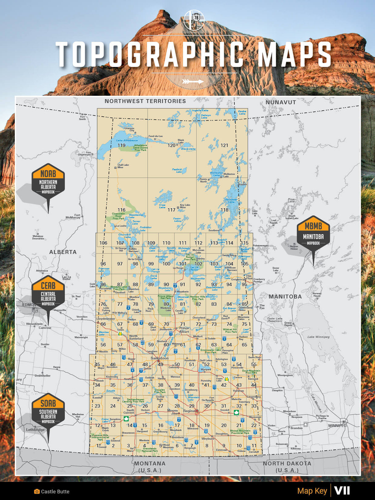 Saskatchewan Backroad Mapbook