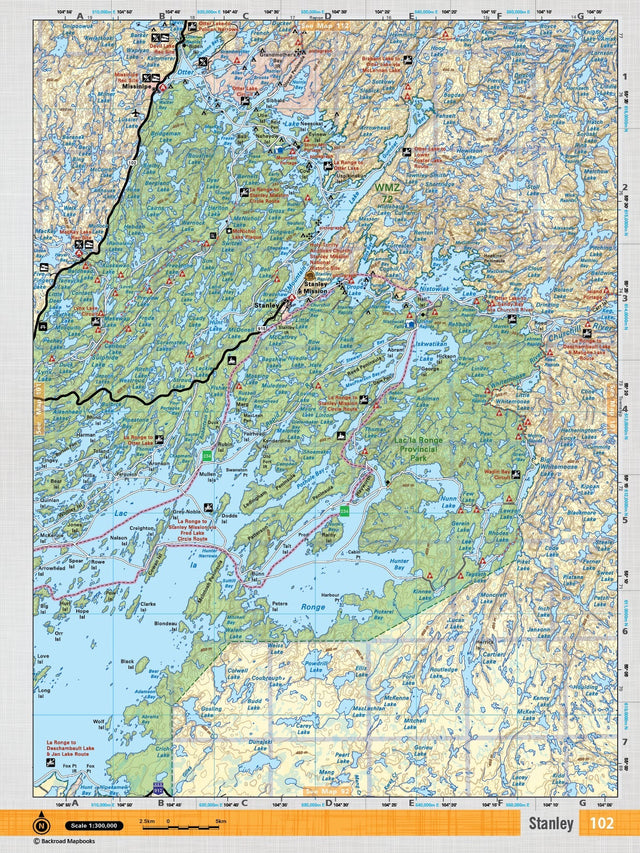 SKSK102 TOPO Map - Stanley - Backroad Maps