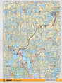 SKSK104 Wall Map - Pelican Narrows - Backroad Maps