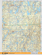 SKSK114 TOPO Map - Atchakoos Lake - Backroad Maps