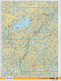 SKSK117 Wall Map - Cree Lake - Backroad Maps