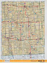 SKSK11 Wall Map - Glen Ewen - Backroad Maps