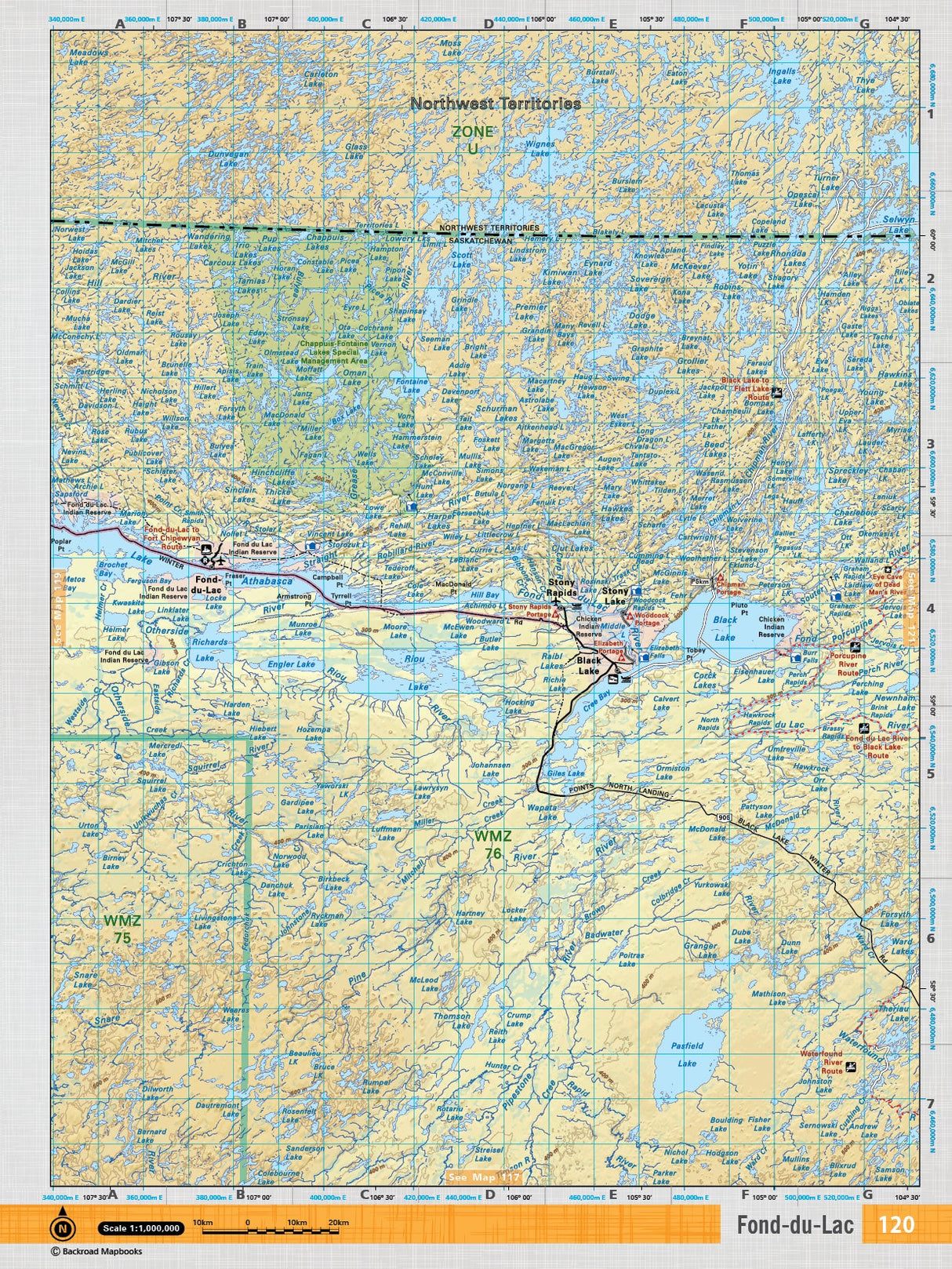 SKSK120 TOPO - Fond-du-Lac - TOPO Map