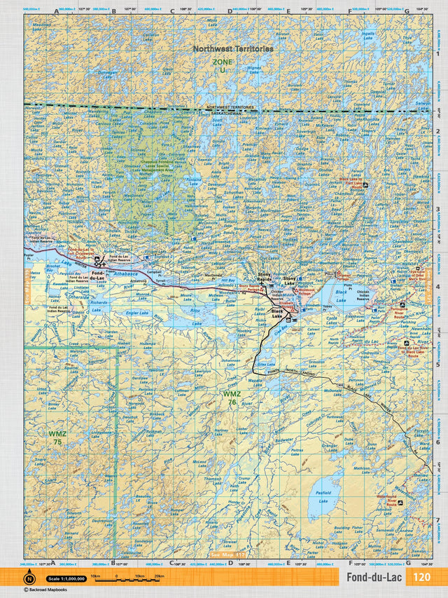 SKSK120 TOPO - Fond-du-Lac - TOPO Map