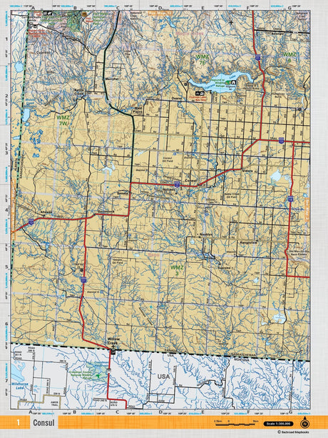 SKSK1 TOPO Map - Consul - Backroad Maps