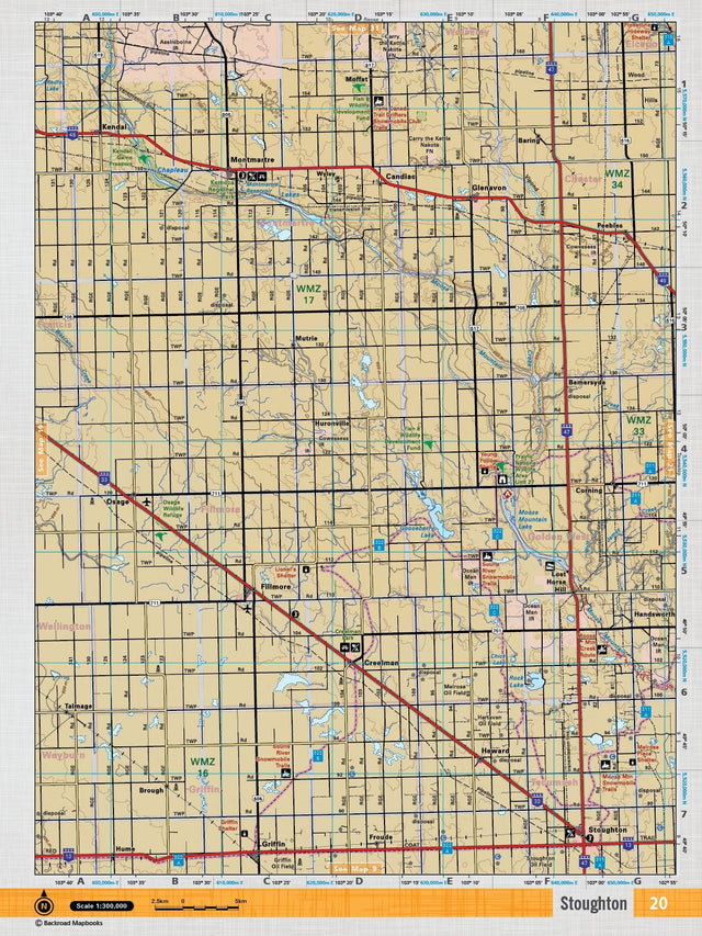 SKSK20 TOPO Map - Stoughton - Backroad Maps