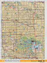 SKSK21 TOPO Map - Moose Mountain Provincial Park - Backroad Maps