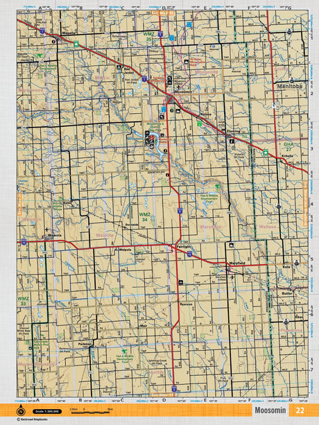 SKSK22 TOPO - Moosomin - TOPO Map