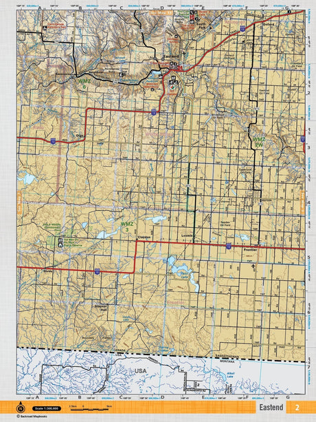 SKSK2 Wall Map - Eastend - 