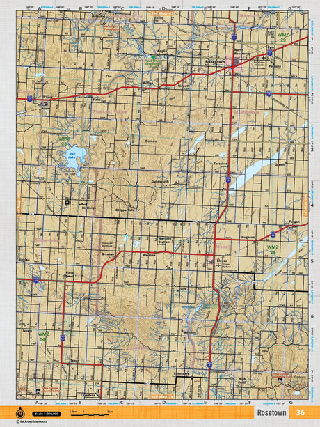 SKSK36 TOPO - Rosetown - TOPO Map