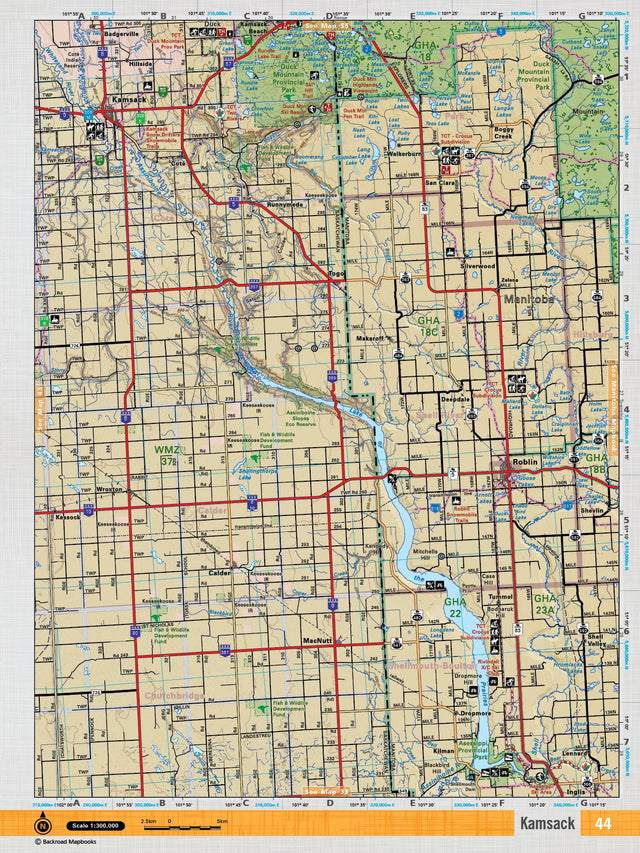 SKSK44 TOPO - Kamsack - TOPO Map