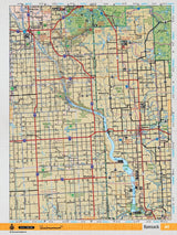 SKSK44 Wall Map - Kamsack - 