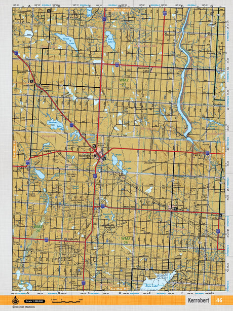 SKSK46 TOPO - Kerrobert - TOPO Map