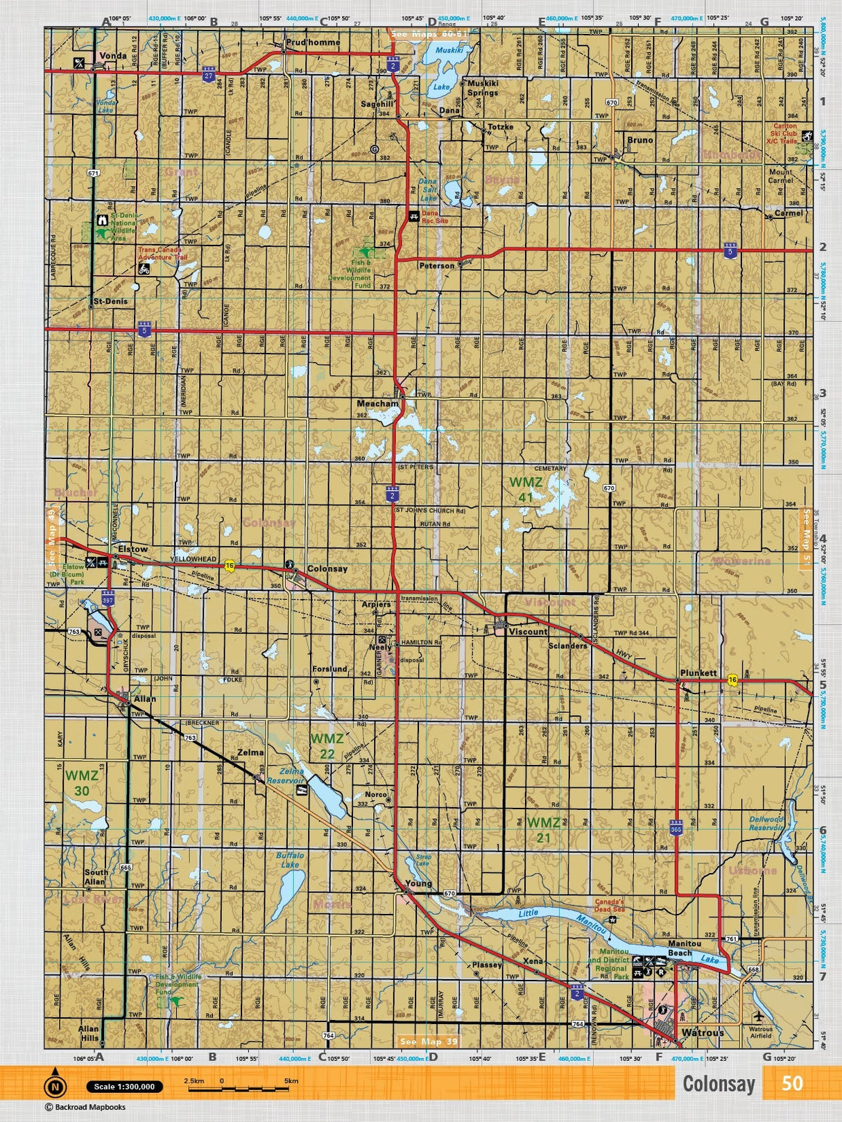 SKSK50 TOPO Map - Colonsay - Backroad Maps