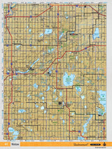 SKSK61 Wall Map - Wakaw - 