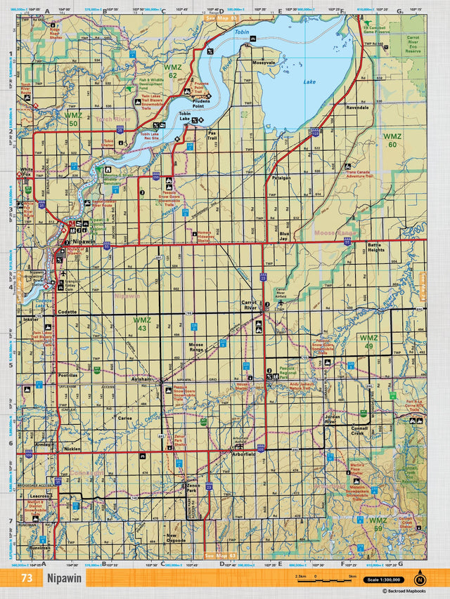 SKSK73 TOPO - Nipawin - TOPO Map