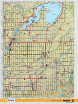 SKSK73 Wall Map - Nipawin - 