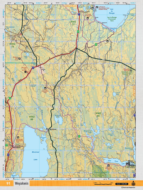 SKSK91 TOPO - Weyakwin - TOPO Map