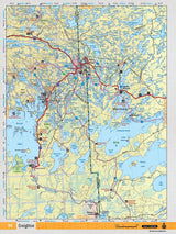 SKSK95 Wall Map - Creighton - Backroad Maps