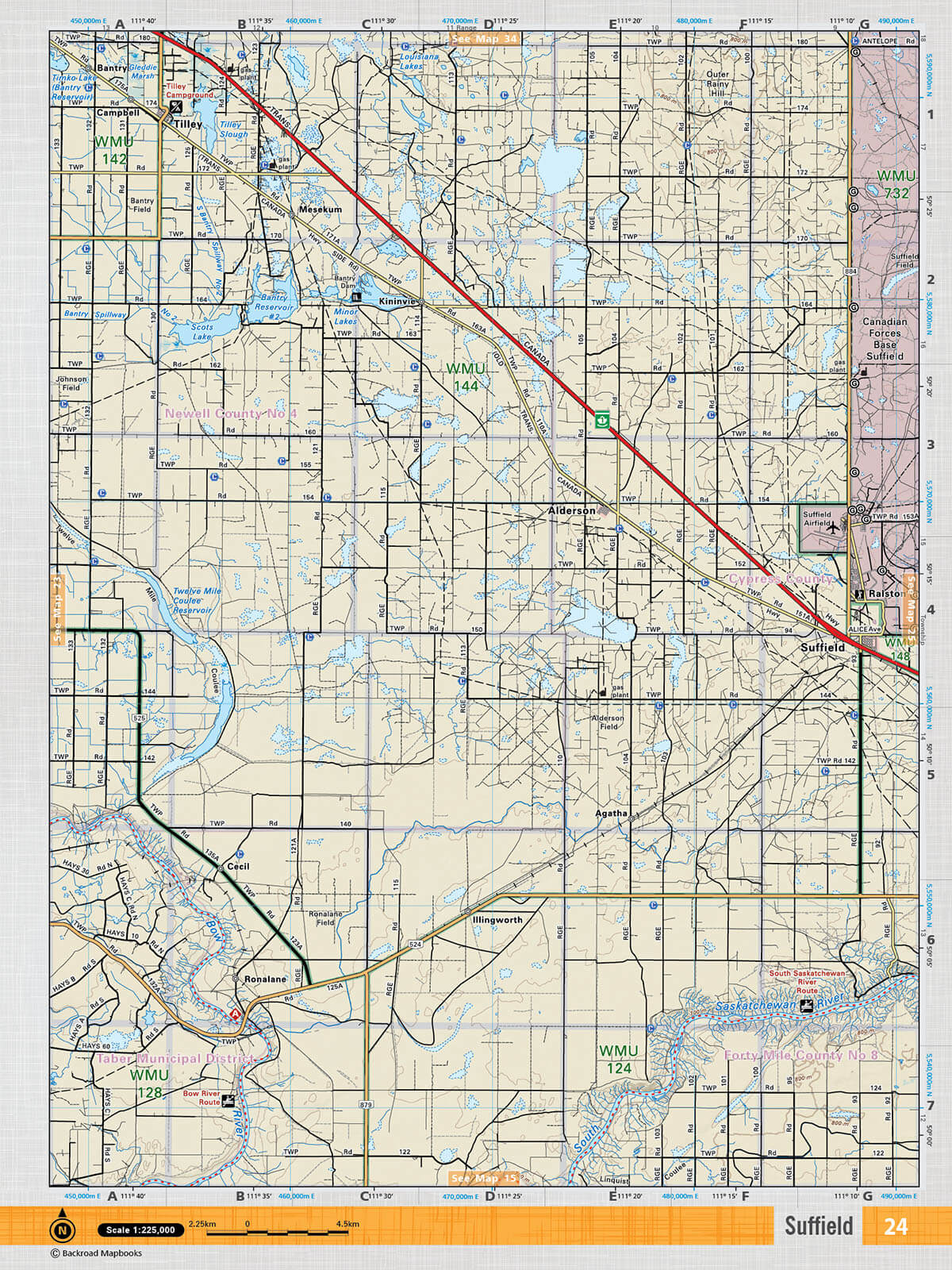 SOAB24 TOPO - Suffield - TOPO Map