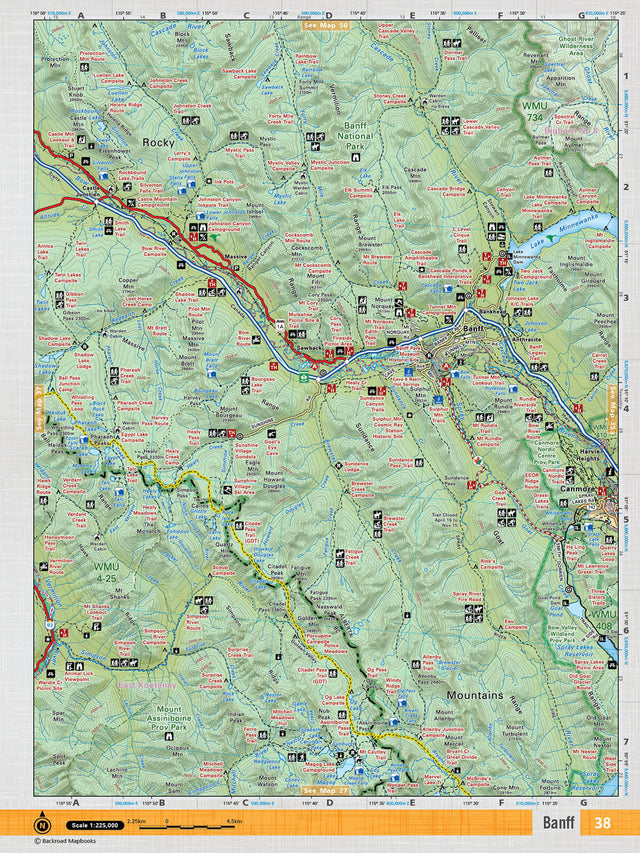 SOAB38 Wall Map - Banff - 