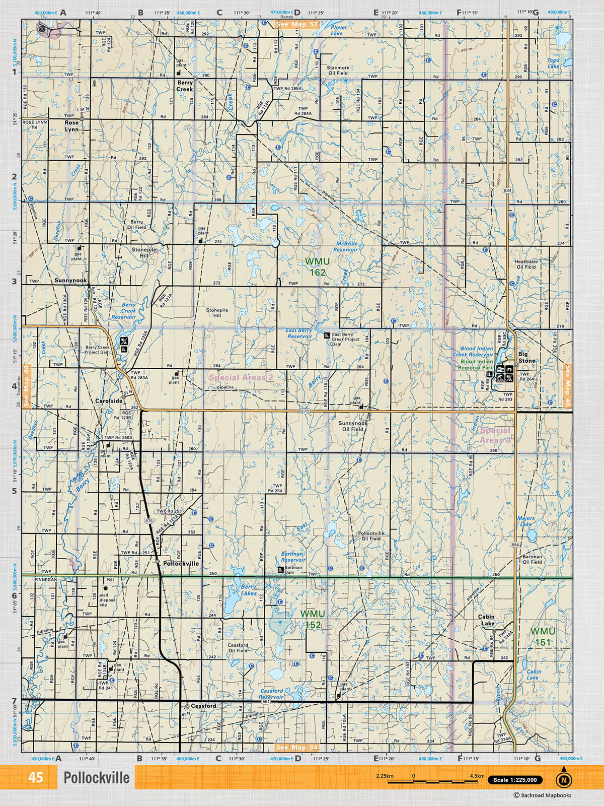 SOAB45 Wall Map - Pollockville - 