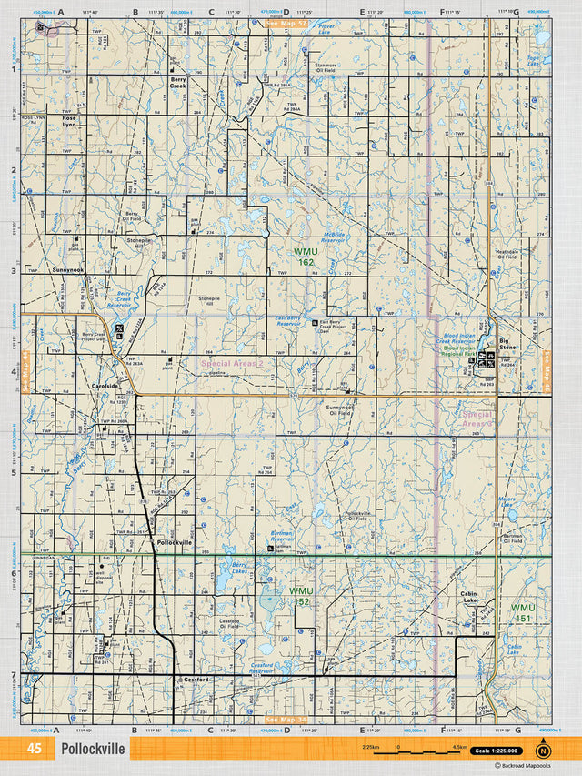 SOAB45 Wall Map - Pollockville - 