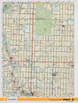 SOAB55 Wall Map - Drumheller - 