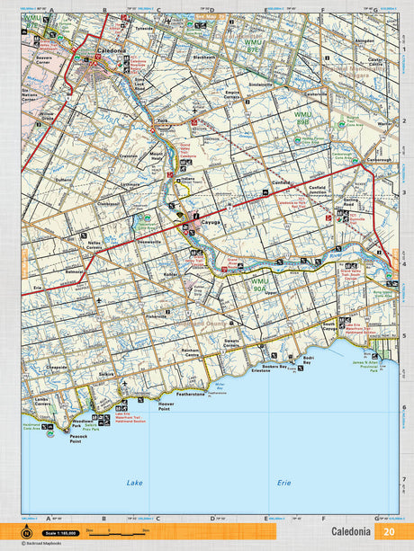 SOON20 TOPO Map - Caledonia - Backroad Maps