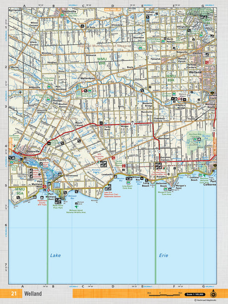 SOON21 TOPO Map - Welland - Backroad Maps
