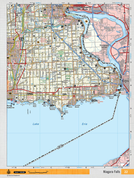 SOON22 TOPO Map - Niagara Falls - Backroad Maps