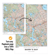 SOON28 Wall Map - Cambridge - Backroad Maps