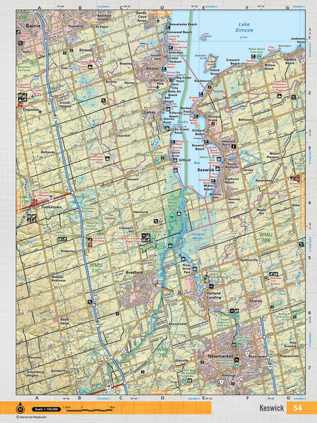 SOON54 TOPO Map - Keswick - Backroad Maps