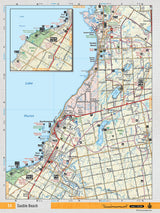 SOON55 Wall Map - Sauble Beach - Backroad Maps