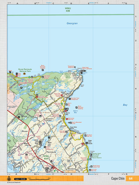 SOON64 TOPO Map - Cape Chin - Backroad Maps