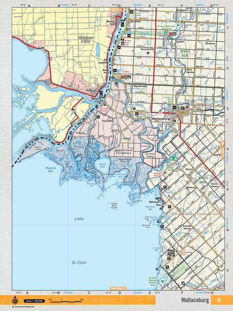 SOON6 TOPO Map - Wallaceburg - Backroad Maps