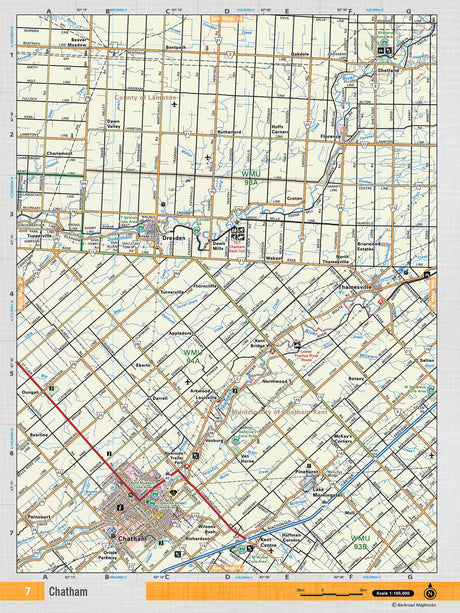 SOON7 TOPO Map - Chatham - Backroad Maps