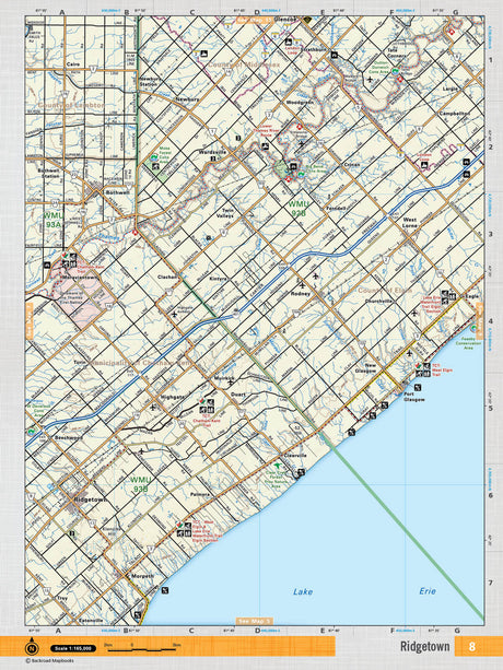 SOON8 TOPO Map - Ridgetown - Backroad Maps