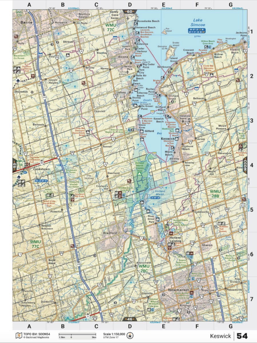 Southern Ontario Backroad Mapbook - Backroad Maps