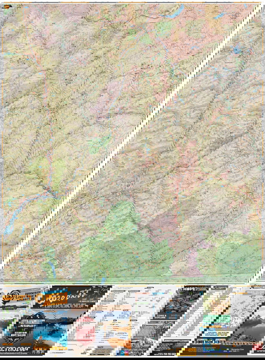 Squamish, Chilliwack & Merritt BC - Recreation Map - Backroad Maps