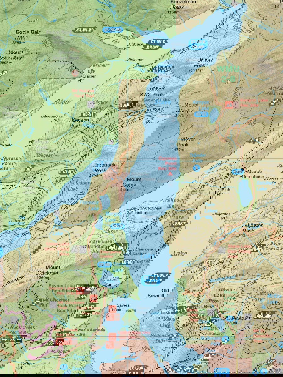 Squamish, Chilliwack & Merritt BC - Recreation Map - Backroad Maps