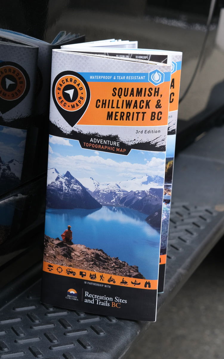 Squamish, Chilliwack & Merritt BC - Recreation Map - Backroad Maps