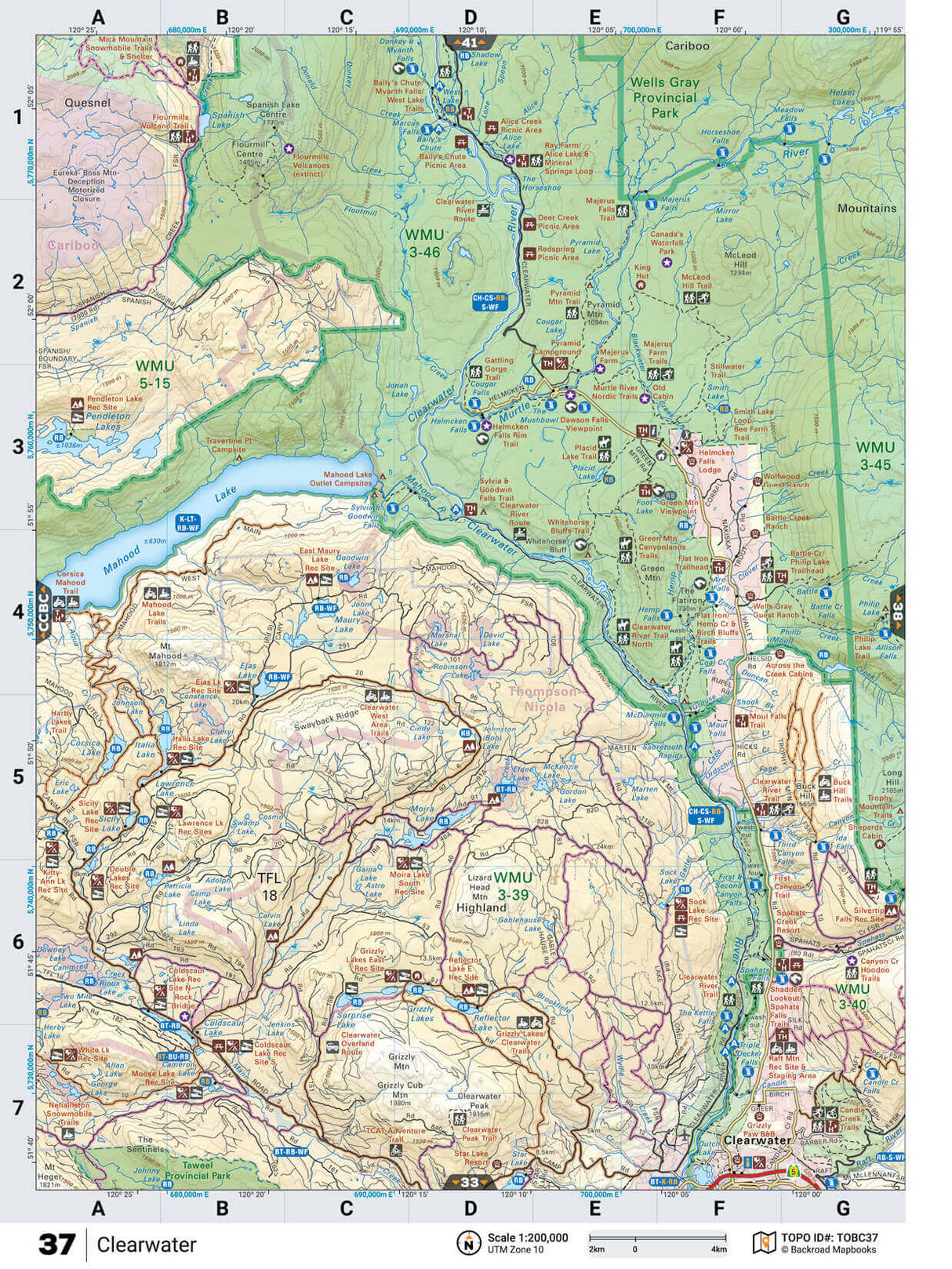 Thompson Okanagan BC Backroad Mapbook