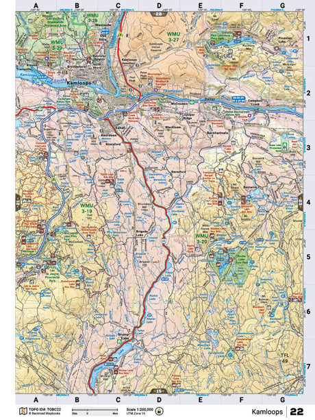 TOBC22 TOPO Map - Kamloops - 