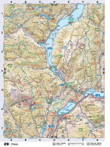 TOBC29 TOPO Map - Chase - Backroad Maps