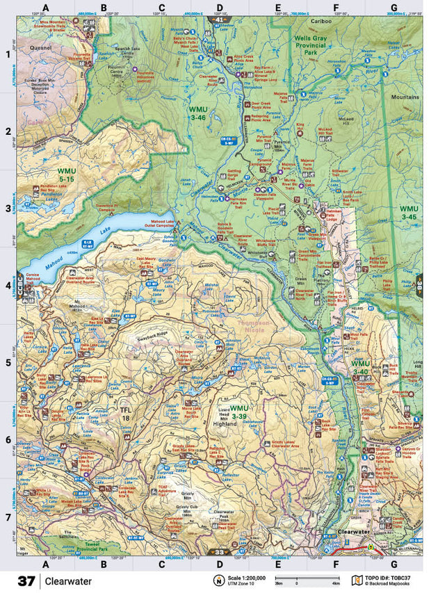 TOBC37 TOPO Map - Clearwater - 