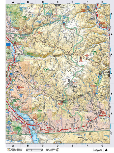 TOBC4 TOPO Map - Osoyoos - 