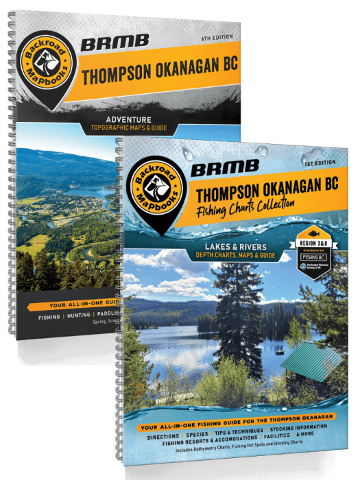 Thompson Okanagan BC Fishing & Backroad Mapbook Bundle – Backroad Maps